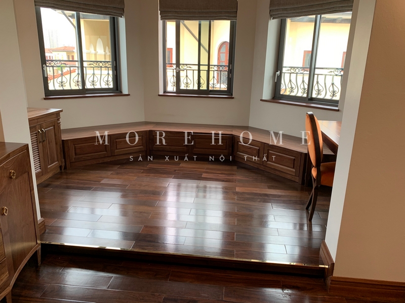 Việc thi công nội thất đồ gỗ óc chó cho nhà phố, biệt thự sang trọng và tiện nghi sẽ làm nổi bật đẳng cấp của không gian sống của gia chủ.